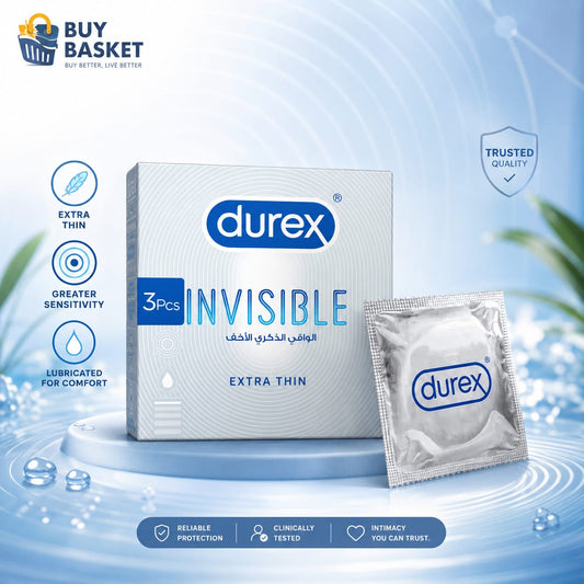 Durex Invisible Extra Thin – 3 Pcs